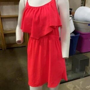 BOGO American Eagle Vibrant Red chiffon mini dress spring summer dress size M